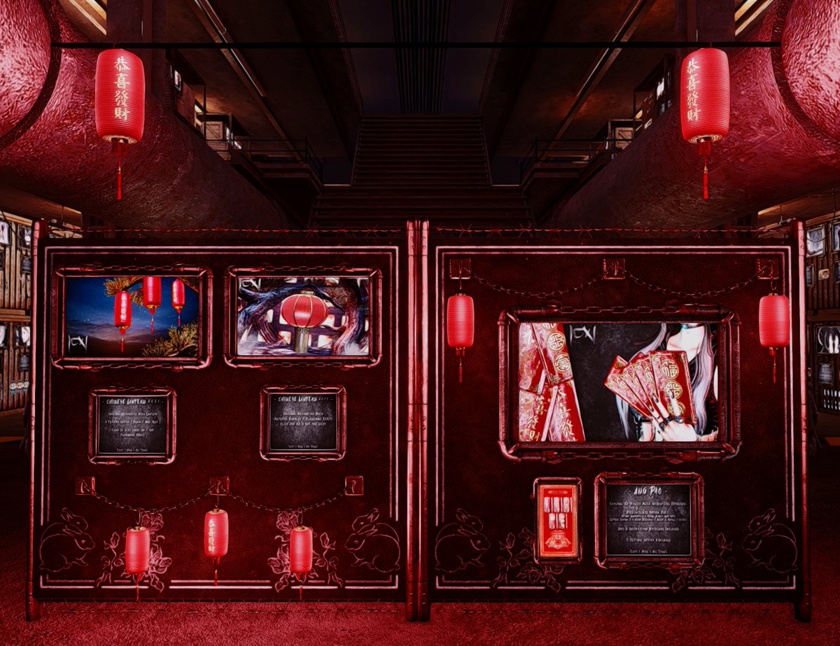 Happy Lunar New Year everyone! These items below are currently offered at a 50% discount only for a short duration! No group required!
SURL: maps.secondlife.com/secondlife/Cer…