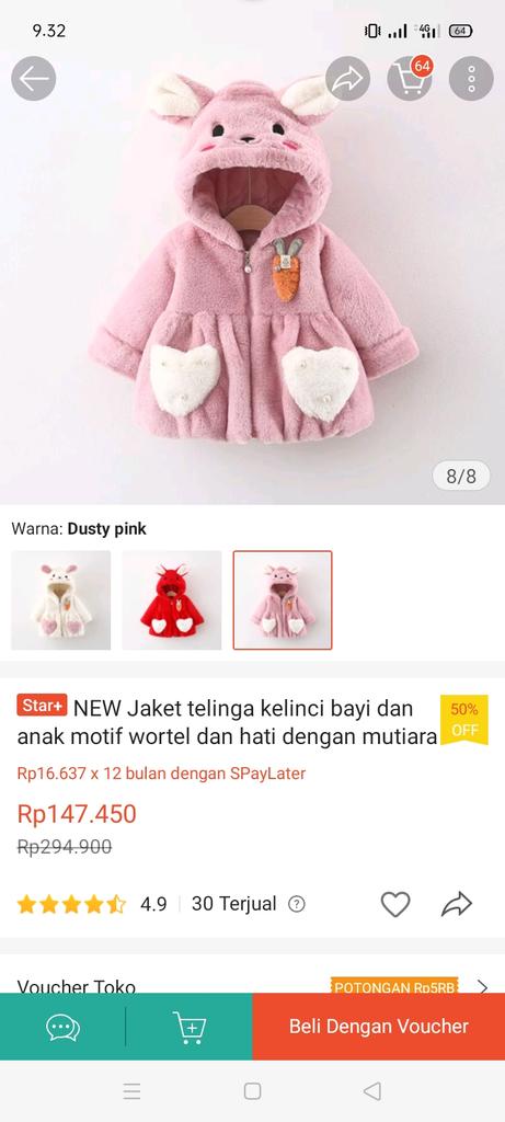 dy_fdh93's tweet photo. @ShopeeID Bismillahirrahmanirrahim...
Yang ini min, buat anakku ❤️ https://t.co/TcI9BIFOgH