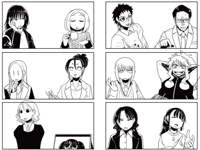 久々にこのメンツ描いてる 