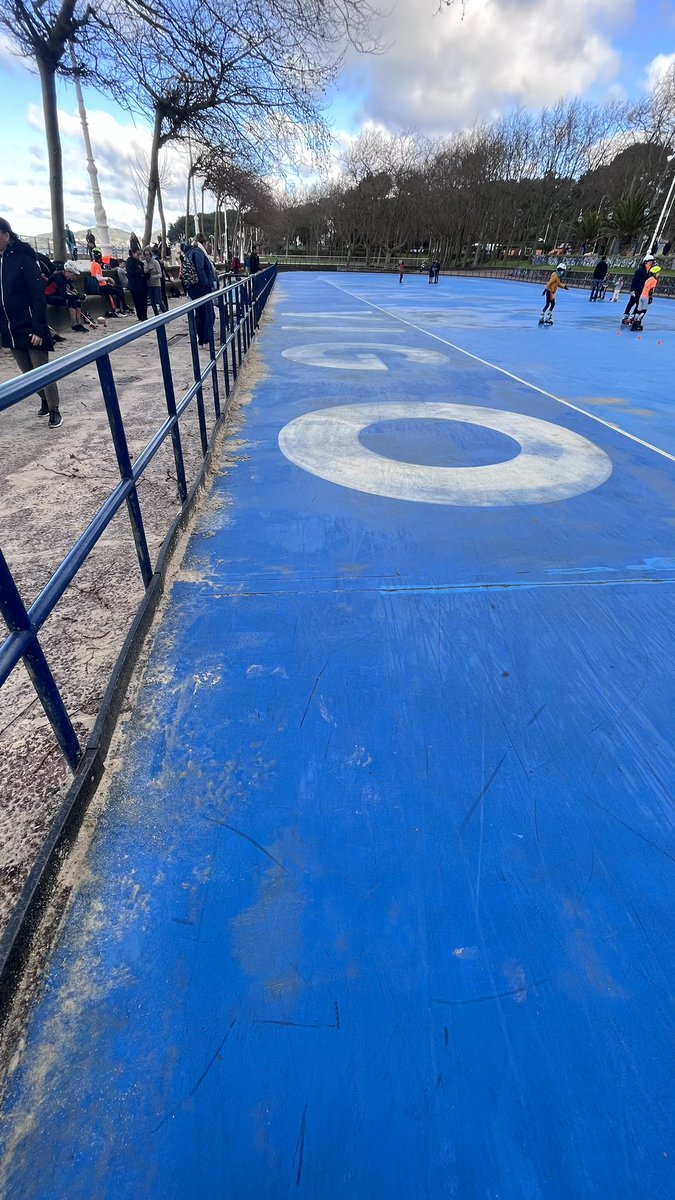Listo señor alcalde <a href="/abelcaballero/">Abel Caballero</a> desde el club de patinaje que no podemos funcionar como club en la PISTA DE PATINAJE DE #SAMIL ya hicimos el trabajo de #parquesyjardines lo único que no pudimos sacar el agua saludos