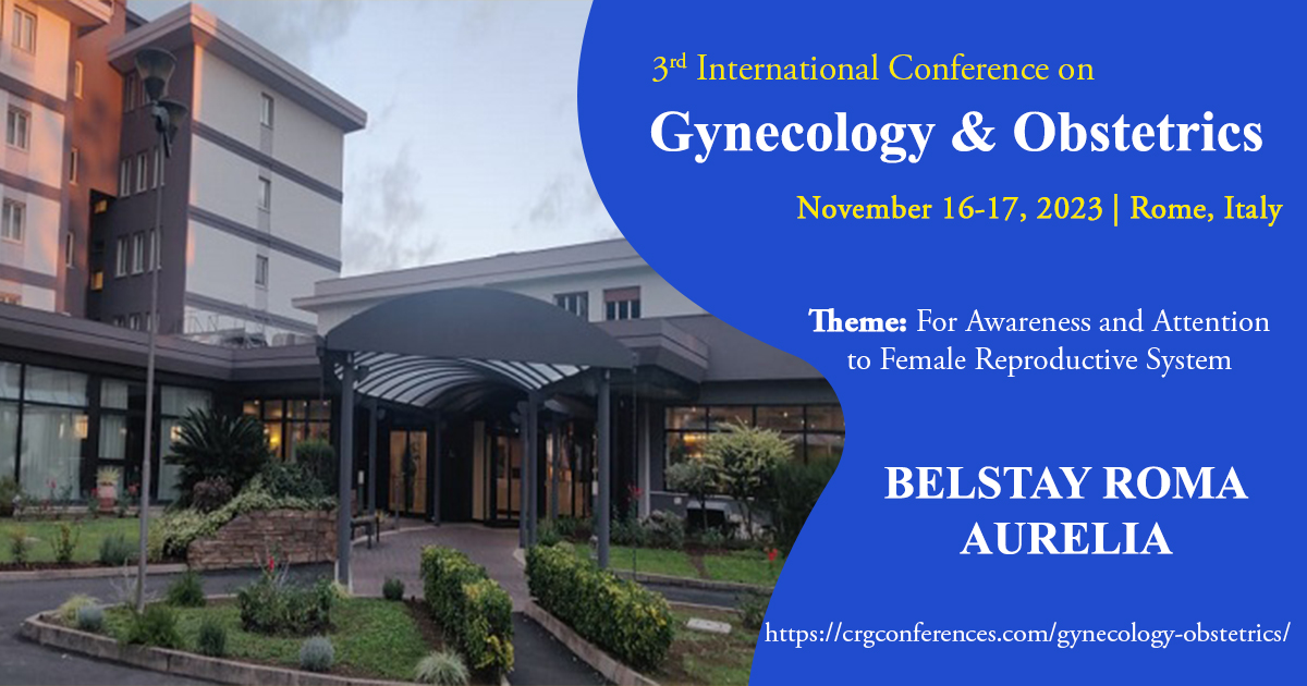 LeesaTa48078552's tweet photo. Grab the opportunity and confirm you stay at BELSTAY ROMA AURELIA, by joining @ 3rd International Conference on Gynecology &amp; Obstetrics, 16-17th of November, Rome, Italy.
For more information: https://t.co/jcC1RaoXHX

#gynecology #obstetrics #gynecologyconference #womenhealth https://t.co/HTBKiO0eSg