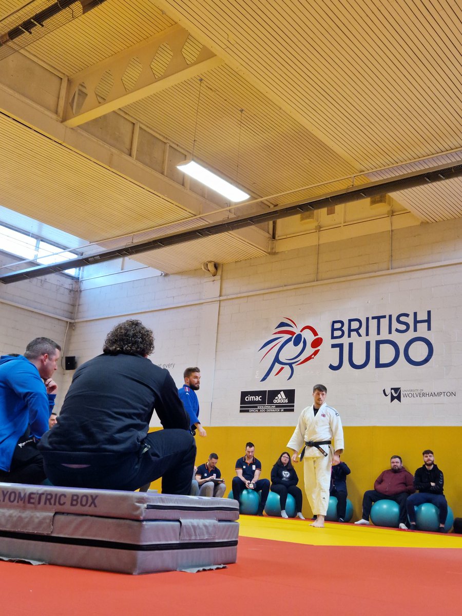 TjDevonport's tweet photo. A fantastic mix of talks and practical demonstrations at the @basesuk @wlv_sport combat sport workshop @BritishJudo @wlv_uni https://t.co/OZH2SvjDUX