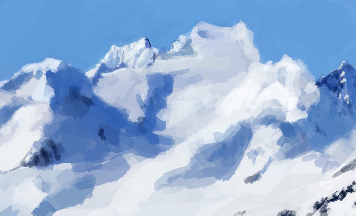 Klayym_'s tweet photo. SPEED PAINTING 02
 ( 3x 15min )

Mountains ❄️

#speedpainting #drawing #art #conceptart #painting #artoftheday #digitalart https://t.co/JUlH1Zuia1