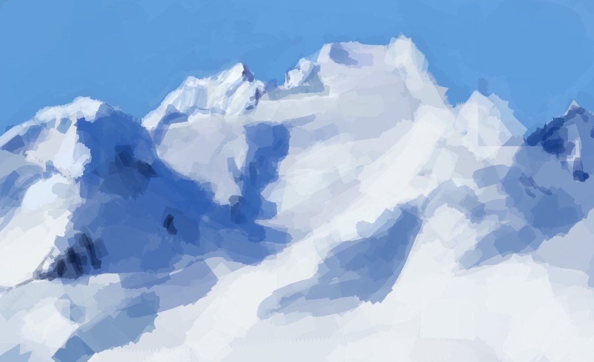 Klayym_'s tweet photo. SPEED PAINTING 02
 ( 3x 15min )

Mountains ❄️

#speedpainting #drawing #art #conceptart #painting #artoftheday #digitalart https://t.co/JUlH1Zuia1