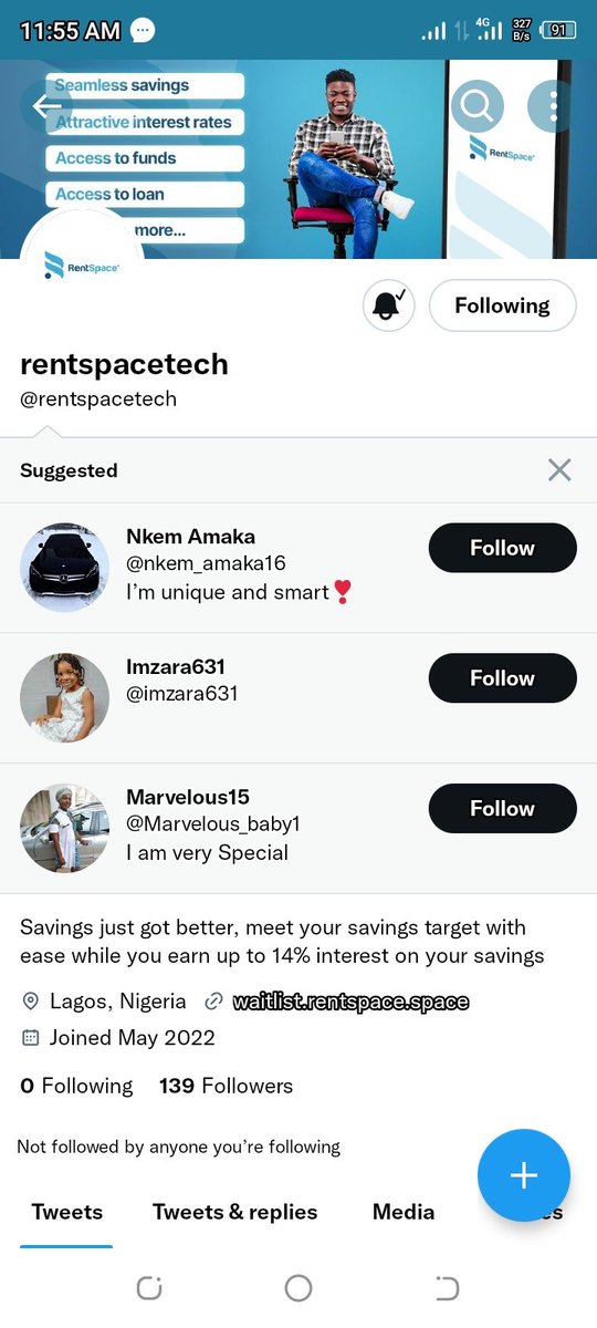 ElvisPwesh's tweet photo. @brainjotter__ @rentspacetech Done sir https://t.co/6gRfFXEp3t