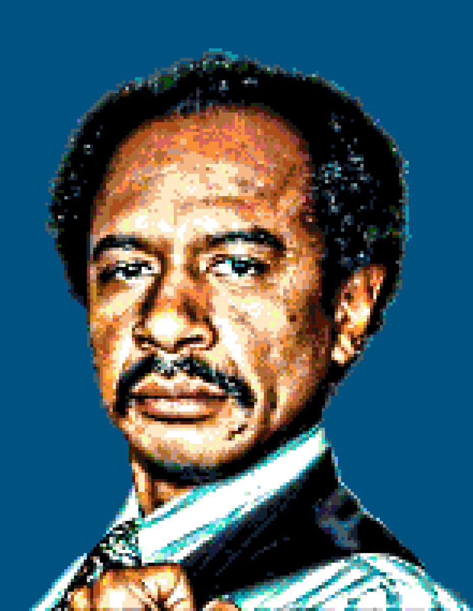 #shermanhemsley #pixelart #mosaicart #thejeffersons #greatactors #greatamericanactors