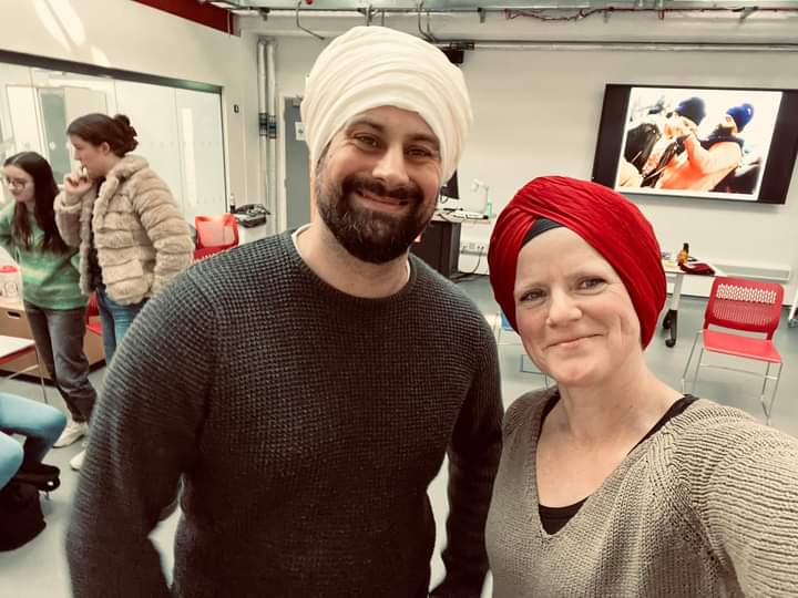 UWE OT Team (@uweots) on Twitter photo As part of the practical application of the social & cultural approach the students learnt about occupations associated with #Sikhism by The Turban Academy. Including how to wrap turbans as personal care & spirituality. <a href="/theRCOT/">Royal College of Occupational Therapists</a> <a href="/OTnews/">OTNEWS</a> <a href="/DisruptOT/">DisruptOT</a> @UWE_AHP <a href="/UWEBristol/">UWE Bristol</a> As part of the practical application of the social & cultural approach the students learnt about occupations associated with #Sikhism by The Turban Academy. Including how to wrap turbans as personal care & spirituality. <a href="/theRCOT/">Royal College of Occupational Therapists</a> <a href="/OTnews/">OTNEWS</a> <a href="/DisruptOT/">DisruptOT</a> @UWE_AHP <a href="/UWEBristol/">UWE Bristol</a>