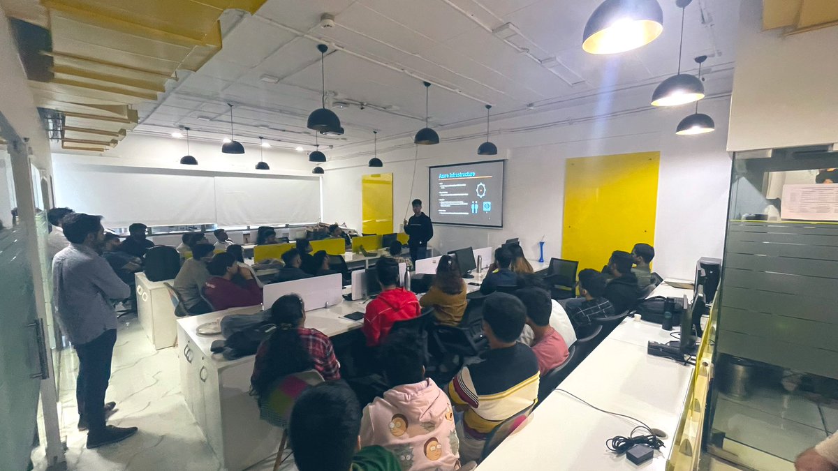 NullMumbai's tweet photo. Talk on “Being Offensive With Azure Cloud” by Raunak Parmar
@null0x00 @avkashk @Snypter @sandmaxprime @chiragsavla94
#nullmumbai #mumbai #meetup #infosec #azure #cloud #offensive #security https://t.co/i54g0Q4kc9