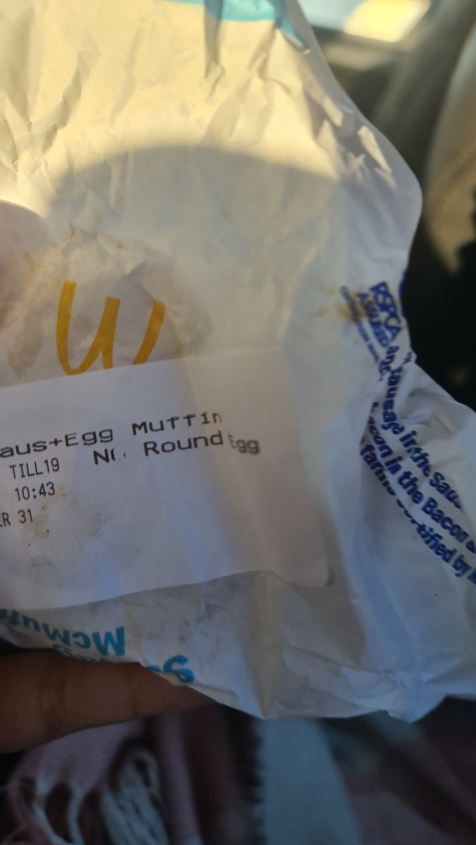 TheWhingerNinja's tweet photo. When you ask for no cheese at the wigston @McDonaldsUK drive through and youre on the way to work but they give this instead... no breakfast for me today it looks like 😕 #FoodFriday https://t.co/cvvid8Y3Bs