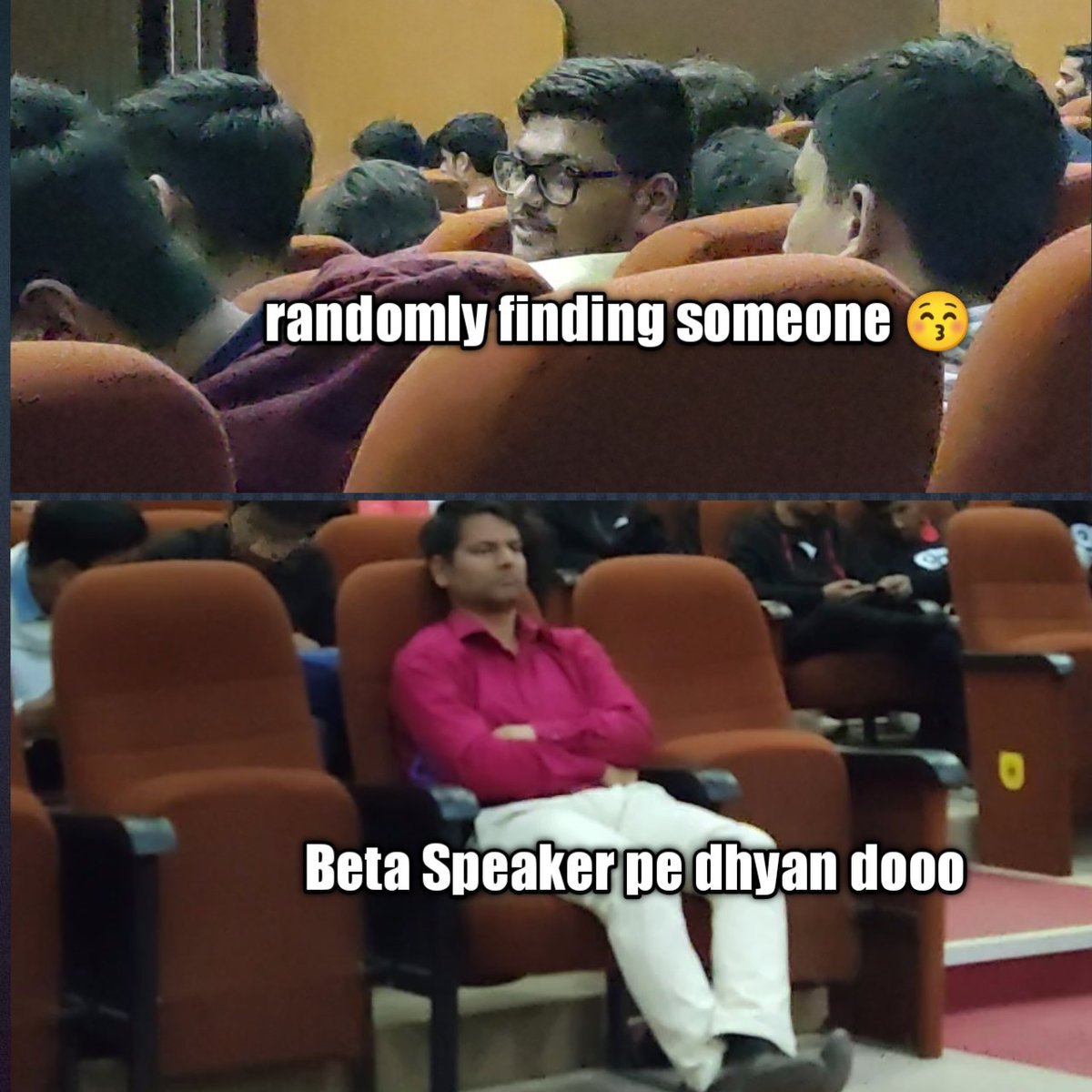 vishal_jagya's tweet photo. Anish Kumar Sarangi Sir Session is going on and here some one randomly
. .. Ps:.Just for fun
@doolaHQ @Mehdevclub  @nilesh0355  @DarshilChodava1
#mdc #develoop #mehsana #doola #mehdevclub #devloop2 https://t.co/hQi4oxoYXt
