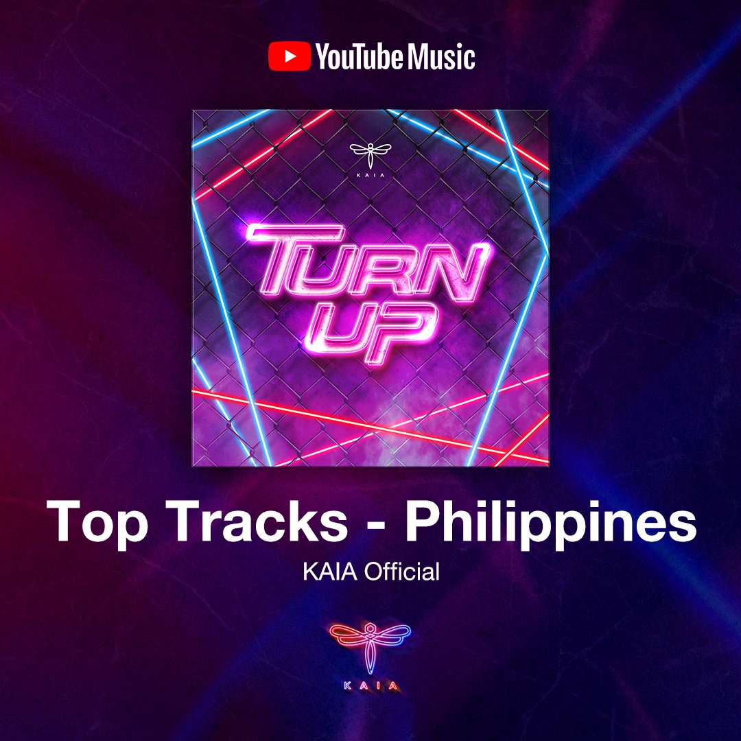 KAIAOfficialPH's tweet photo. [TURN UP]

KAIA 'TURN UP' has made it into YouTube's Top Tracks - Philippines
❣

Check it out here
📌https://t.co/E5ogTZyZPt

Stream 'TURN UP'
📌https://t.co/VsIWj8Qcmg

KAIA TURN UP NOW
#KAIA #TURNUPbyKAIA #TURNUPNOW https://t.co/bWh5W4Nln2