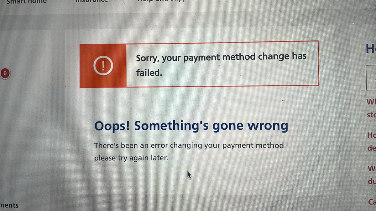 JamesTimmins93's tweet photo. @edfenergy I have tried to set up direct debit on my account, but every time I do I get a ‘sorry, your payment method change has failed’ message. It’s been like this for weeks. Can you help, please? https://t.co/BbAHdz921v