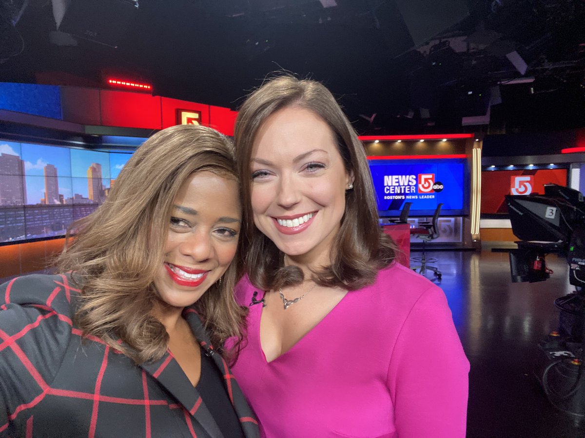 wcvbrhondella's tweet photo. Better together!! ⁦@Jennifer_Eagan⁩ is back from maternity leave Reunited and it feels so good! ⁦@WxManAJB⁩ joins the party with some splash over details on the coast #wcvb https://t.co/Yl37y8IU5z