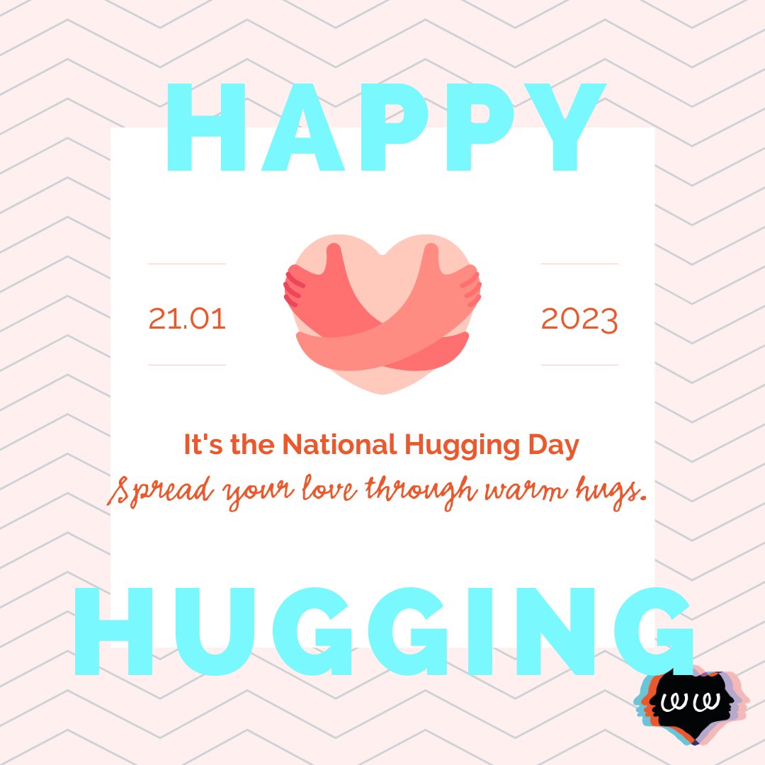 Today is hugging day! 

💡Did you know... hugging reduces stress through physical touch AND releases oxytocin so makes us feel happier. 

So, make sure to give someone a hug today - that is if you're comfy with hugs, of course!

#happyhugday #mentalhealthmatters