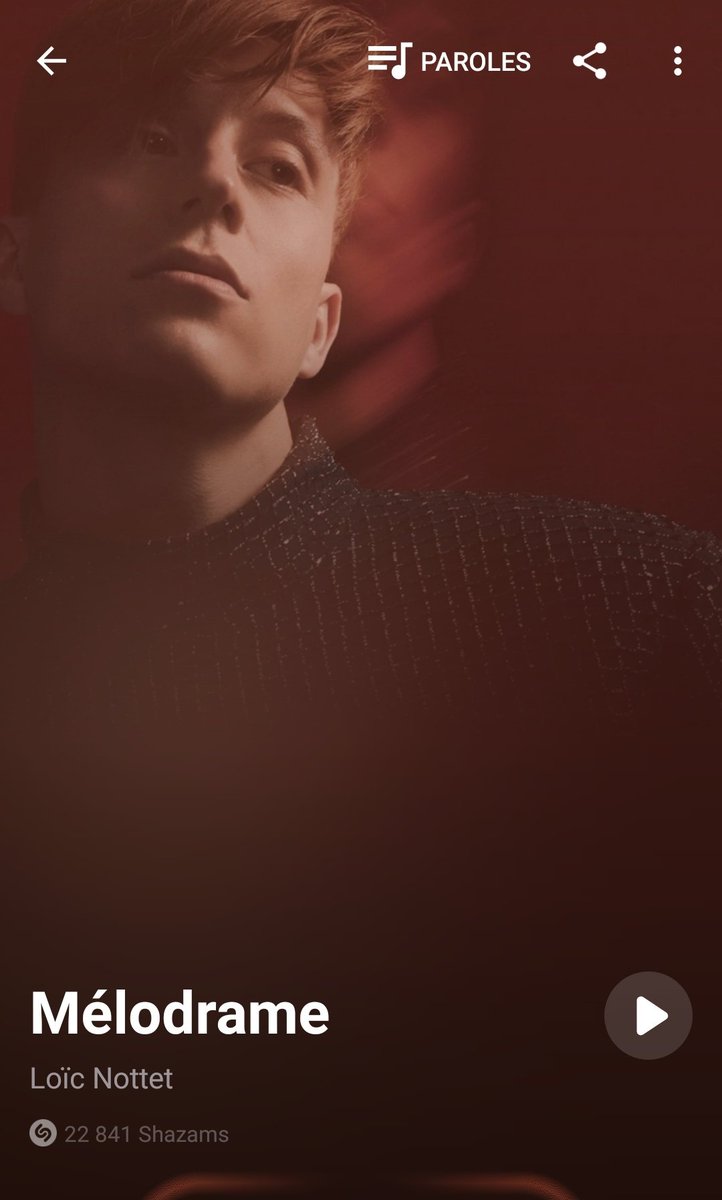 MalabarDesigner's tweet photo. Même avec 38 de fièvre, on oublie pas de Shazam 🥰🦋
.
#melodrame #loicnottet https://t.co/qcGBiJtkqH