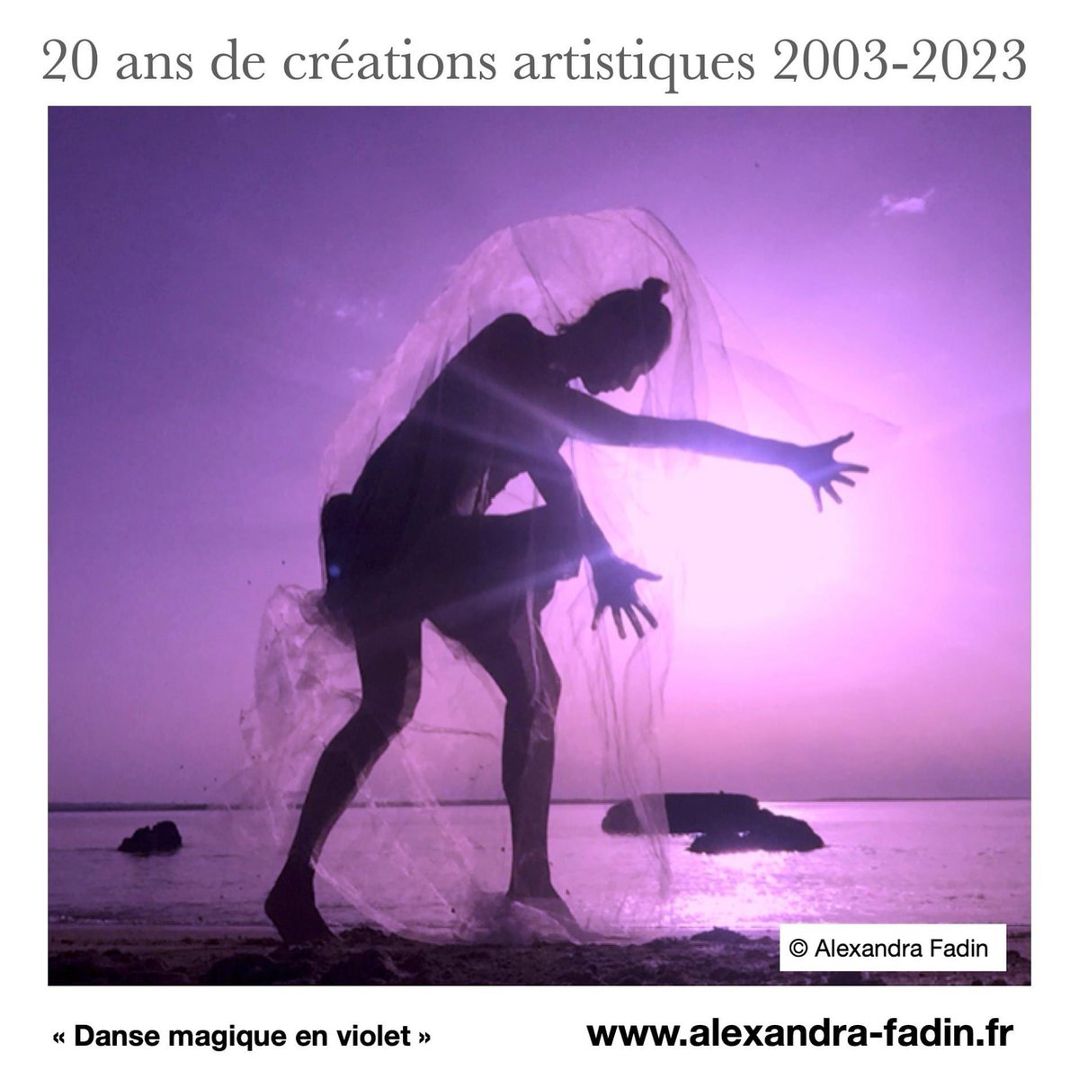 FADINAlexandra's tweet photo. 20 ans de créations artistiques 2003-2023
21/365
"Danse magique en violet"
© Alexandra Fadin (danse et photo)
https://t.co/WicHpbAAf0
#art #alexandrafadin #20ansdecreationsartistiques #performance #photo #danse #dance #lagos #algarve #portugal #danserdanslanature #danceinnature https://t.co/ocF3vZF2Ac