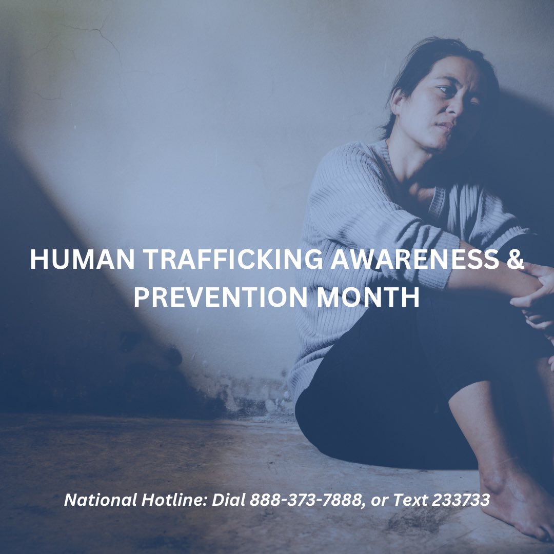 #HumanTraffickingPrevention Awareness Month is a time to ramp up and double down the prevention. If you know or suspect trafficking of any adult, minor, boy or girl please call the local police of sheriff - and the #NationalHotline 888-373-7888