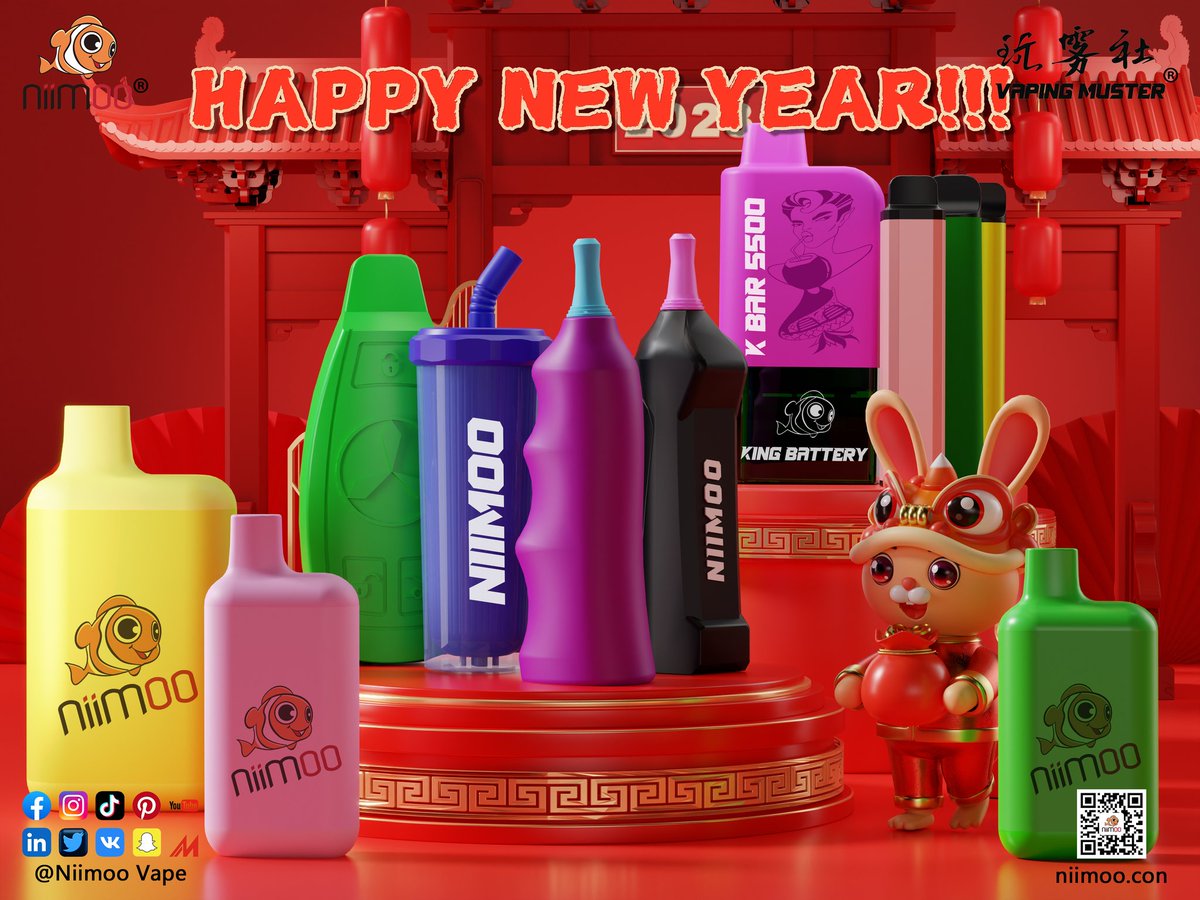 MekongNiimoo's tweet photo. 🎉🎉Happy Chinese New Year!!!🎉🎉

#niimoovape 
https://t.co/XAop6elvdO
https://t.co/52j0HvES2E
Come and visit to have more fun 

#vapelife #vape #vapers #vapenation #vapeshop #vapeon #disposablevape #disposablepod #disposableecig #niimoo #ecig #ecigar #ecigshop #ecigarette https://t.co/BfpxufSxpr