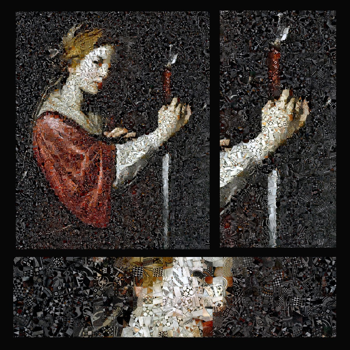 andreamorucchio's tweet photo. Santa Caterina d’Alessandria | Puzzling #baroque series | by #AndreaMorucchio Revisiting G. Ricca’s Santa Caterina d’Alessandria | 110×90 cm | 2020 #uniquepiece
> https://t.co/xw9ztXLQsb
#digitalartist #contemporaryart #digitalcollage #baroque #artcollection #puzzlingproject https://t.co/ViKuOCl8OG