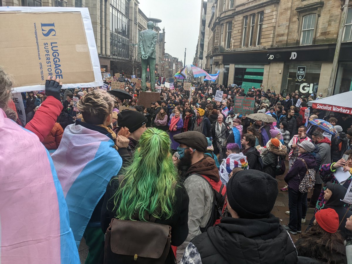 OutForIndy's tweet photo. Incredible crowd and we have only jist started #RallyForTransEquality https://t.co/YN2yeg0Y9C
