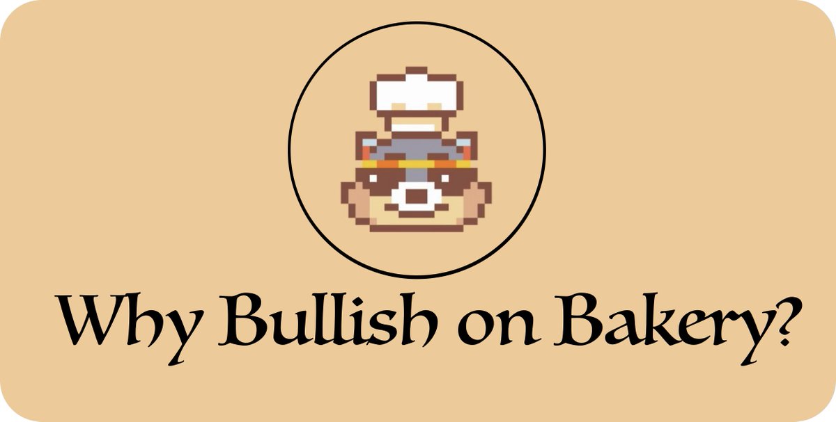 GM everyone &amp; Bakers ☀️

If you miss other bullish projects, do not miss <a href="/thebakerygg/">Butter</a> ❗️

🧵A thread why i'm bullish on Bakery👇