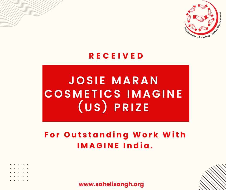 #57. इमेजिन इंडिया के साथ उत्कृष्ट कार्य के लिए जोसी मारन कॉस्मेटिक्स इमेजिन (US)अवॉर्ड से नवाजा गया।

More Info@ sahelisangh.org