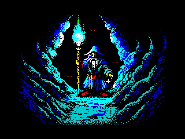 TLtwg's tweet photo. More new #ZXSpectrum #Art 
Left- To the Nowhere. By #ruguevara 
Top right- Old Wizard by #helpcomputer0 
Bottom left- Thief by #helpcomputer0 https://t.co/X2buUa8O50