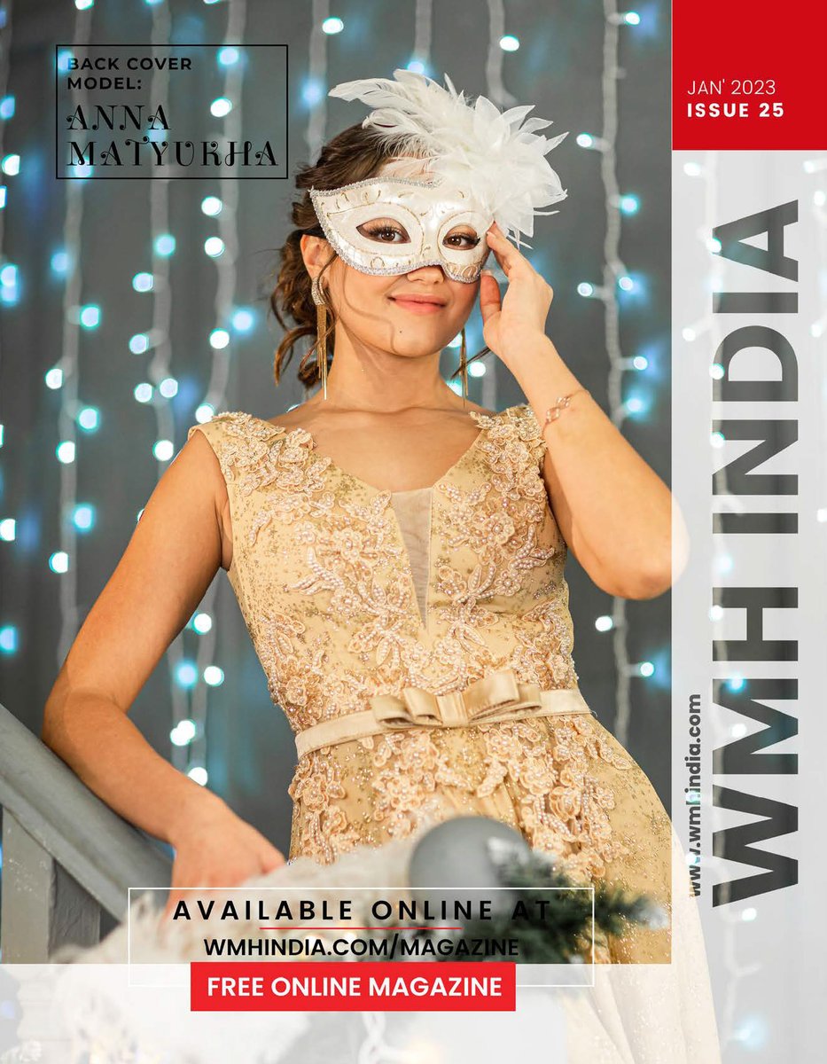 IndiaWmh's tweet photo. Meet our Back Cover Star Anna Matyukha on January 2023 Silver Edition, check out the complete edition now on our official website!
.
Model Book: Anna Matyukha 
.
.
#wmhindia #officialkavyar #january2023 #silveredition #backcover #coverpage #newmagazine #newrelease #januarycover https://t.co/egRdTfbACB