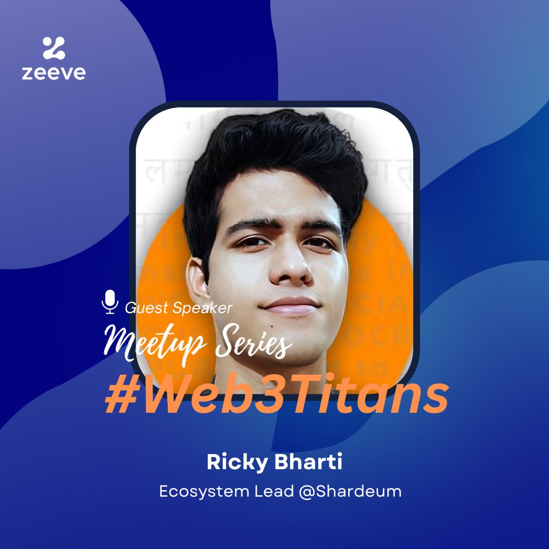 📢Just 1 day to go for d #pune #meetup &amp; for d last paper as well.

Meet our speakers @anubhamane from <a href="/Girlscript1/">GirlScript Foundation</a>  , <a href="/Metawhale_Rahul/">Rahul kaushik</a> from <a href="/MetawhaleWorld/">Metawhale World</a> &amp; <a href="/rickybharti_/">ricky bharti</a>  from <a href="/shardeum/">Shardeum</a>

Tomorrow 20th Jan from 2:00 pm onwards #Devx
#WAGMI #web3community #meetup #web3titan