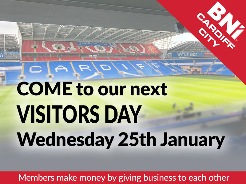 Would you like to join a networking group that has passed millions of pounds worth of business last year? 
Cardiff City BNI is growing and on our way to 50 active members  and we are actively looking for new members to help us on our journey 
📍 Location: Cardiff City Stadium
