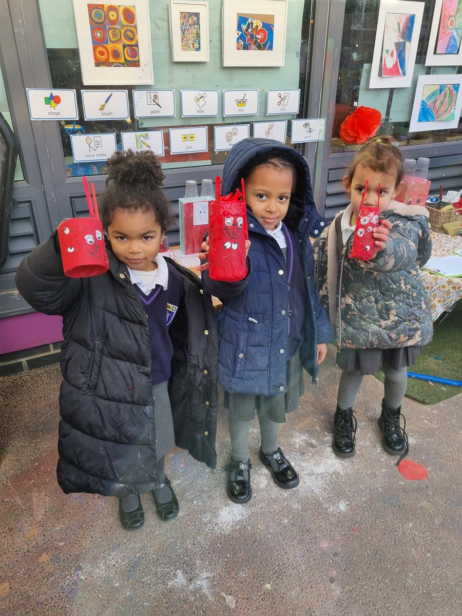 Beautiful dragons designed by Reception children this week for Chinese New Year celebration. Well done to Willow and Chestnut class.#harrisfed