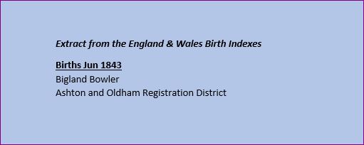 I wonder what his parents had in mind when they gave him this name.  It conjures up an image of a man mountain running an opium den #weirdnames #genealogy #familyhistory