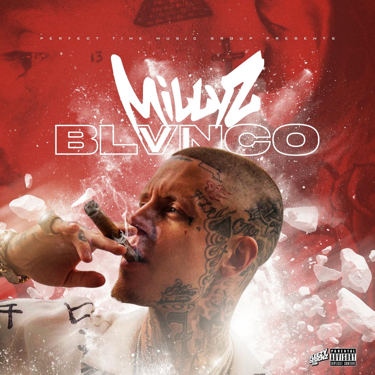FleezyDesignz's tweet photo. Cover artwork by @FleezyDesignz 

@MILLYZ #millyz #blanco #blanco6 #cover #coverartwork #artwork #mixtape #mixtapecover #coverdesign #cover #artwork https://t.co/zXhjb8s0NH