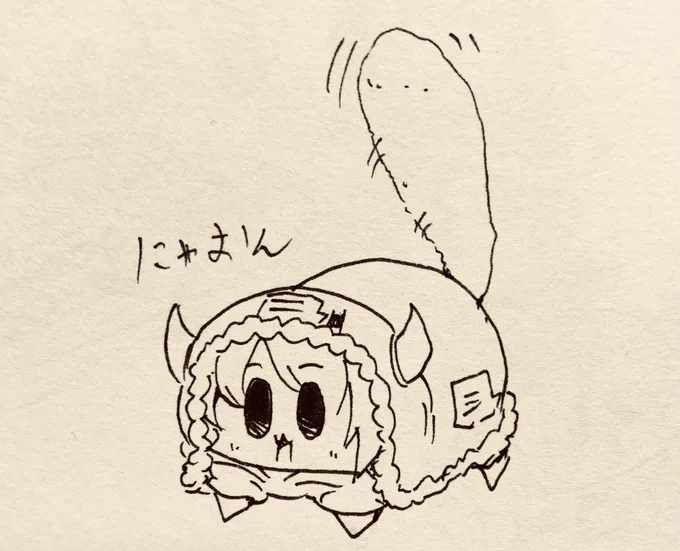 たまに尻尾デカい猫がいるよね 