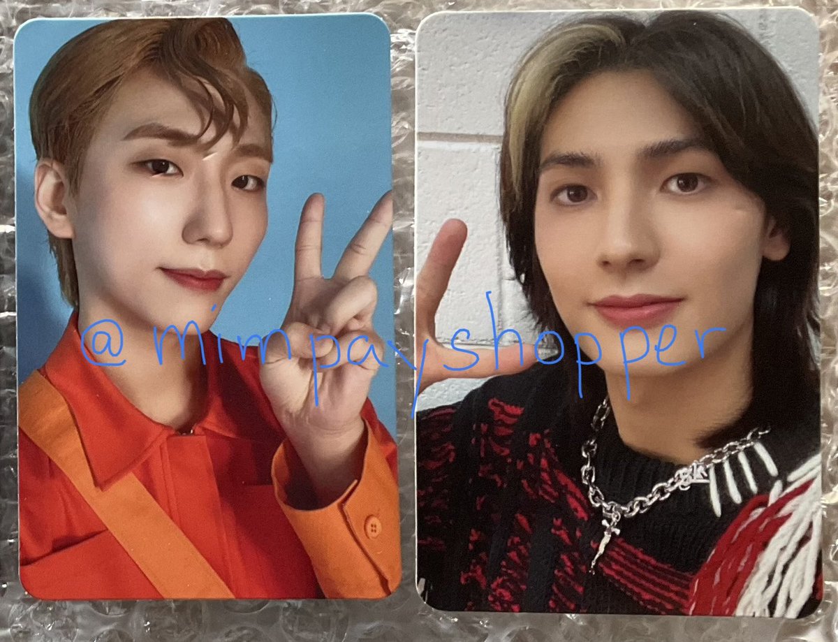 MimPayShopper's tweet photo. [หาแลก] <Overload>               

PHOTO CARD
กอนอิล จูยอน เป็น โอด ตามรูป 2 ใบไหนก็ได้
*การ์ดมีรอยทับแม็กตั้งแต่แรก แกะจากบั้มแล้วเจอเลย
ขอดูเพิ่มเติมได้ค่ะ

#ตลาดนัดXdinaryHeroes #ตลาดนัดXH https://t.co/MlwGJM1LPz