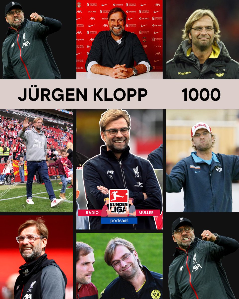 radio_muller's tweet photo. Današnjom utakmicom protiv Chelsea Jürgen Klopp slavi svoju 1000. utakmicu kao trener.
Do sada je u karijeri vodio:
- Mainz 270 utakmica
- Borussia D. 319 utakmica
- Liverpool 411 utakmica
Njegova trenerska karijera traje već 21 godinu i 327 dana.
#Trener #Menager https://t.co/xCvDSuw7aw