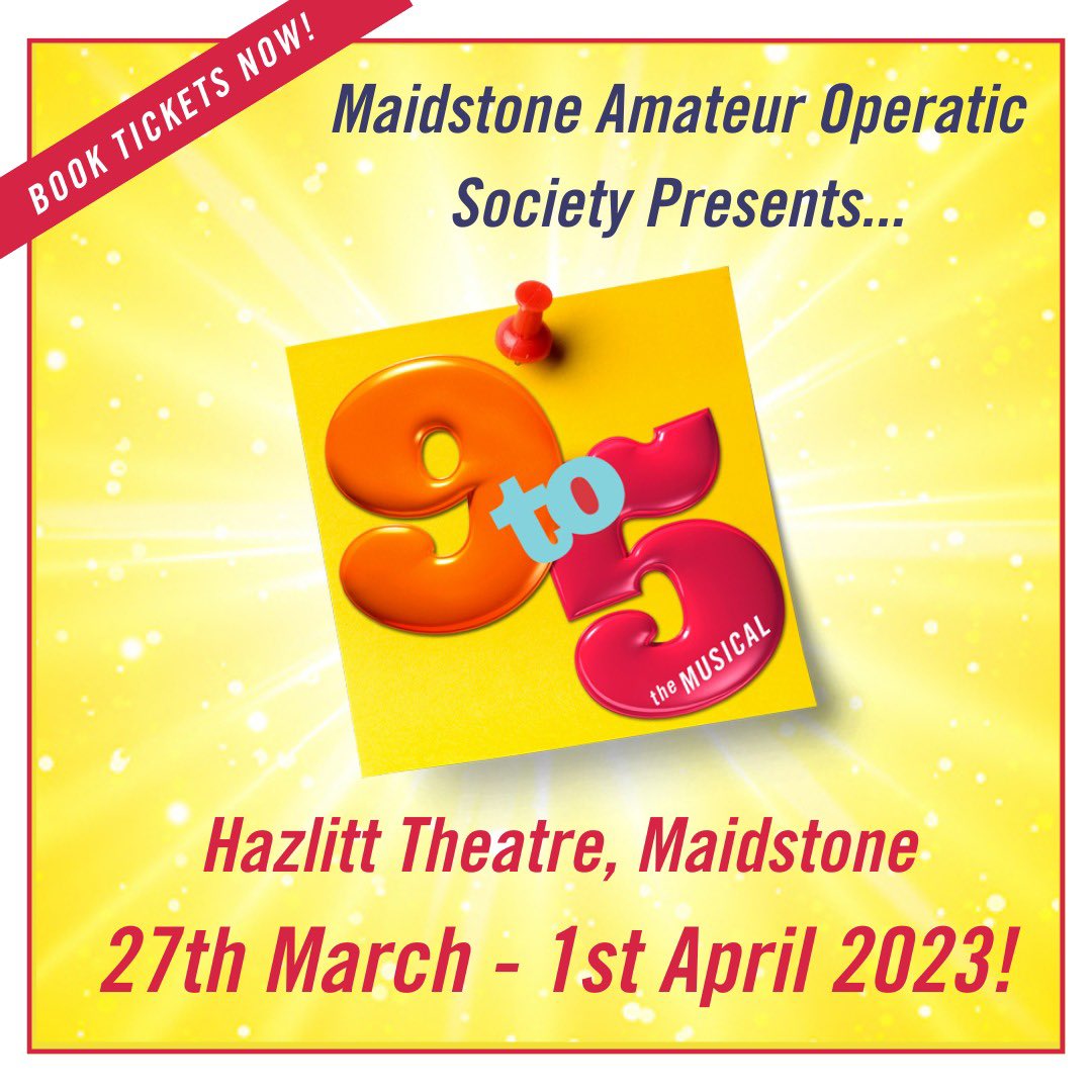 MAOSmusicals's tweet photo. 925

Come and join us for the amazing production, 9 to 5! Tickets available at https://t.co/7X51TXOSQY
With music and lyrics by Dolly Parton, this hilarious and high energy production is about teaming up standing up and taking care of business, we cant wait for you all to see it! https://t.co/4U4qXMuL3P