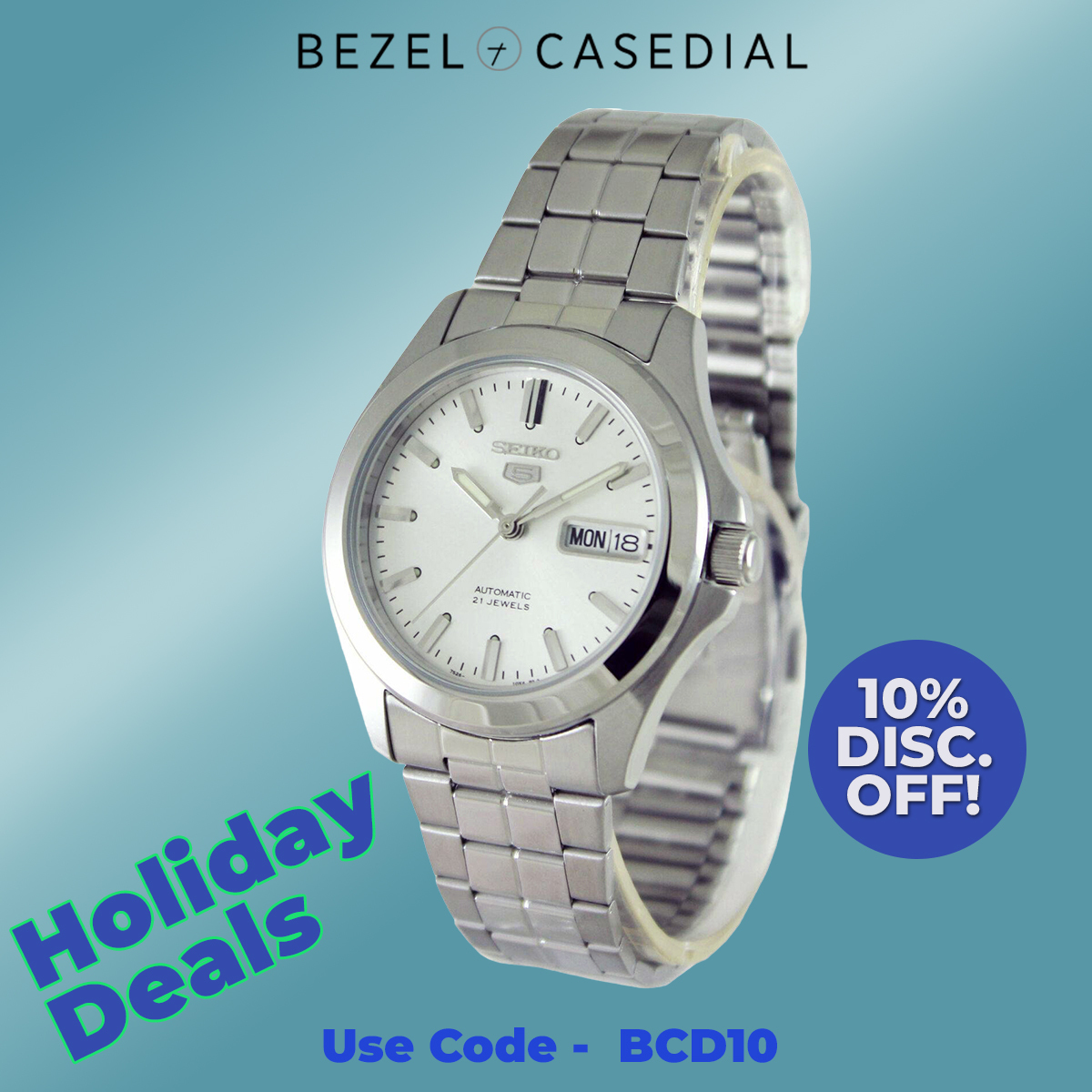 Bezel_Case_Dial's tweet photo. Seiko 5 Automatic 21 Jewels SNKK87K1 Stainless Steel Men's Watch is created for men who wish to be able to wear their watch even when they are in the middle of a bustling city.

Get 10% off storewide using code BCD10 🎁

Shop Now: https://t.co/rzHpDGrAXc

#menswatches #bestwatch https://t.co/UriV2f23wq