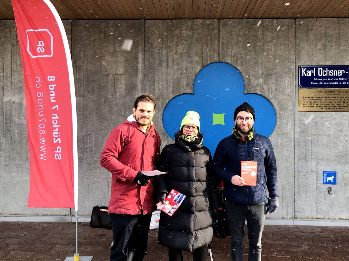 Heute Morgen in Witikon – am 12. Februar die Liste 2 wählen.
#wahlen #kantonsrat #zürich