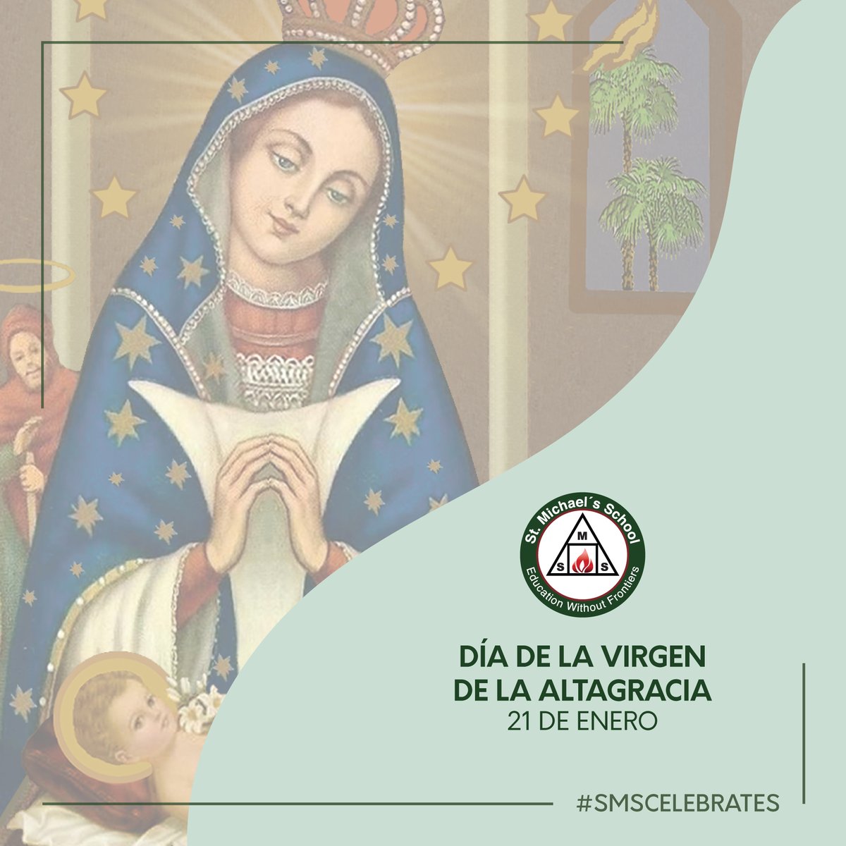 Today we celebrate “Our Lady of La Altagracia”, protector of our people. 🙏💫⁣
⁣
#SMSCelebrates #VirgenDeLaAltagracia #OurLadyOfLaAltagracia #21DeEnero #January21