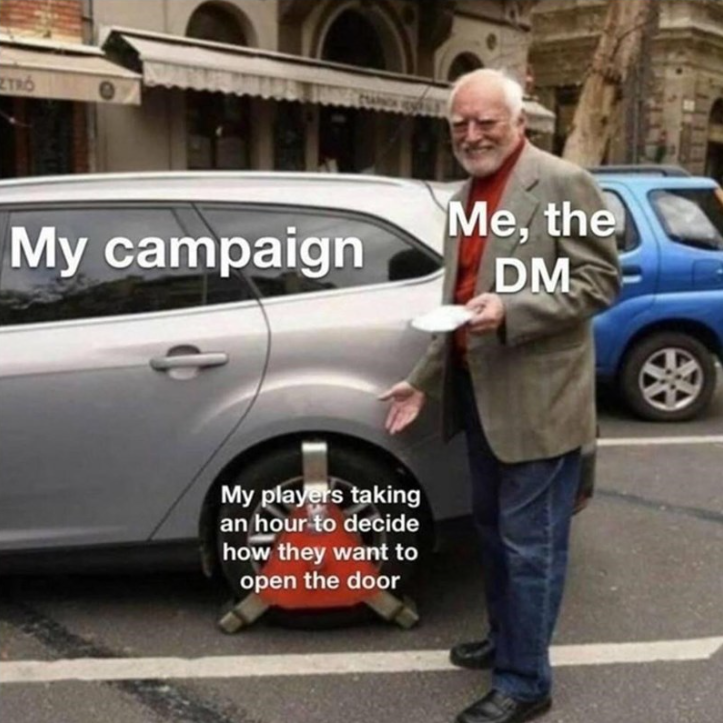 NerdCastle's tweet photo. Or how they want to turn the dusty old rugs from the dungeon into torches and sell them for profit... #ActuallyHappened
#DungeonsAndDragons #JustDungeonMasterThings #DnD #DnDFail #DM #DungeonMaster #NerdCastle #NerdCastleStore #Meme #TTRPG #TableTop https://t.co/JITaEINNVr