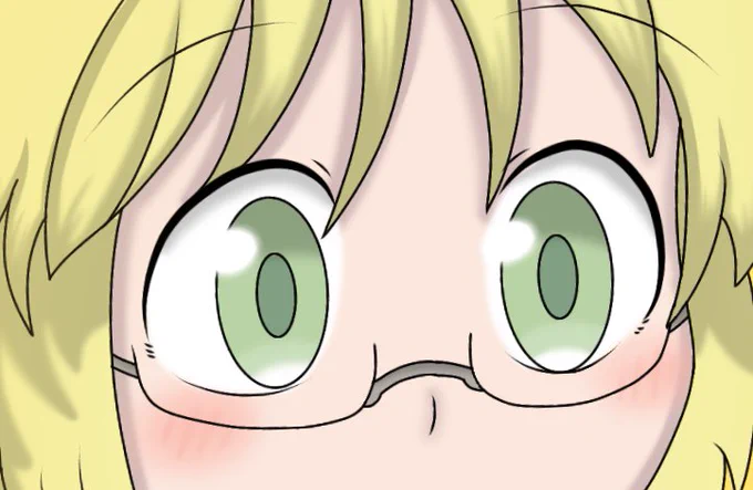 #このタグ見た人は自分の絵柄の目部分を見せるシンプルな目です 