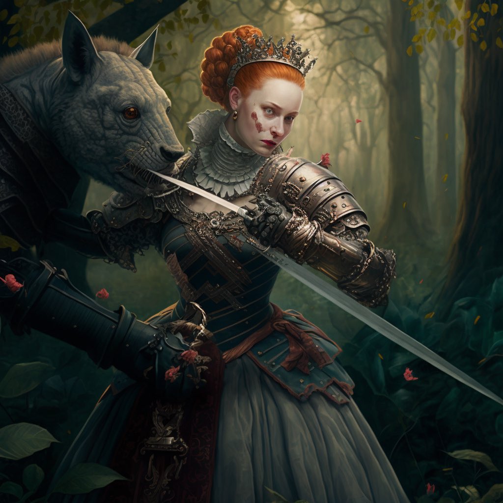 Mary Queen of Scots as a Champion? We’d like to think so! #mythology #fantasy #horror #folklore #fairytales #history #scotland #scottish #maryqueenofscots #kings #queens