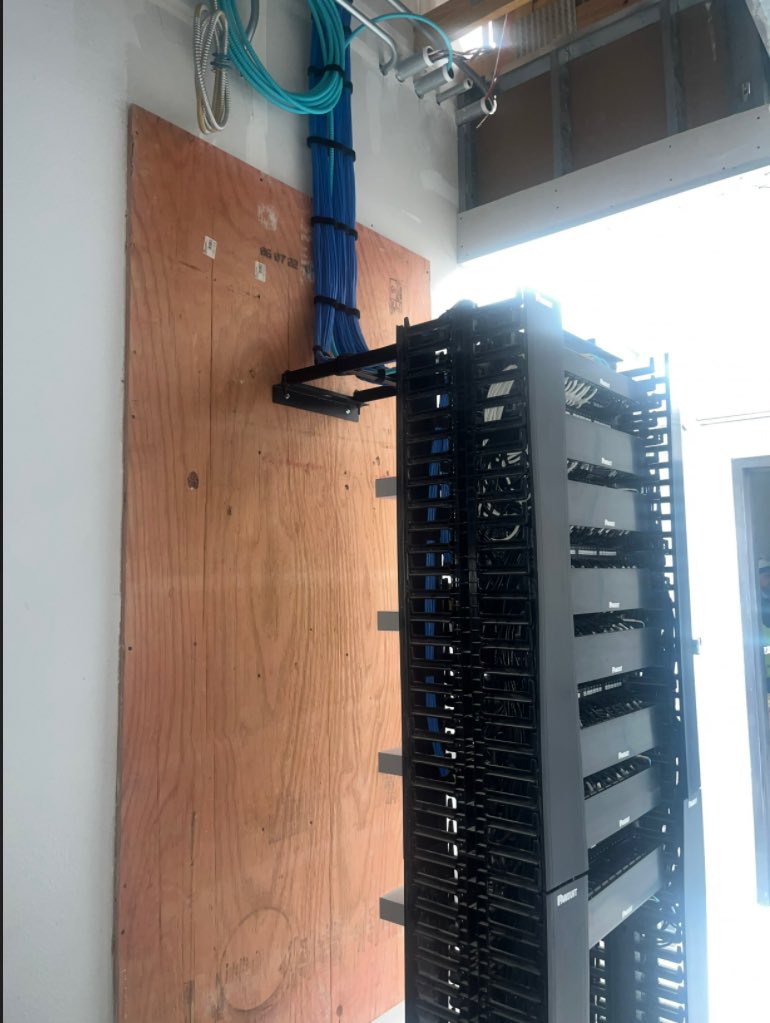 Doing great cabling takes time, strategy, and patience!! Check out this <a href="/Ubiquiti/">Ubiquiti Inc</a> install our team <a href="/theveeya/">Veeya</a> just finished up for a school in Texas.