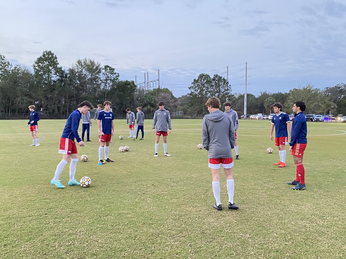 Ncfc05's tweet photo. Let the games begin! #ECNLFL We are here warming up for our 8:00 AM match on Field 1 at Seminole Park. Good luck today boys! https://t.co/3KUVhd9QBY