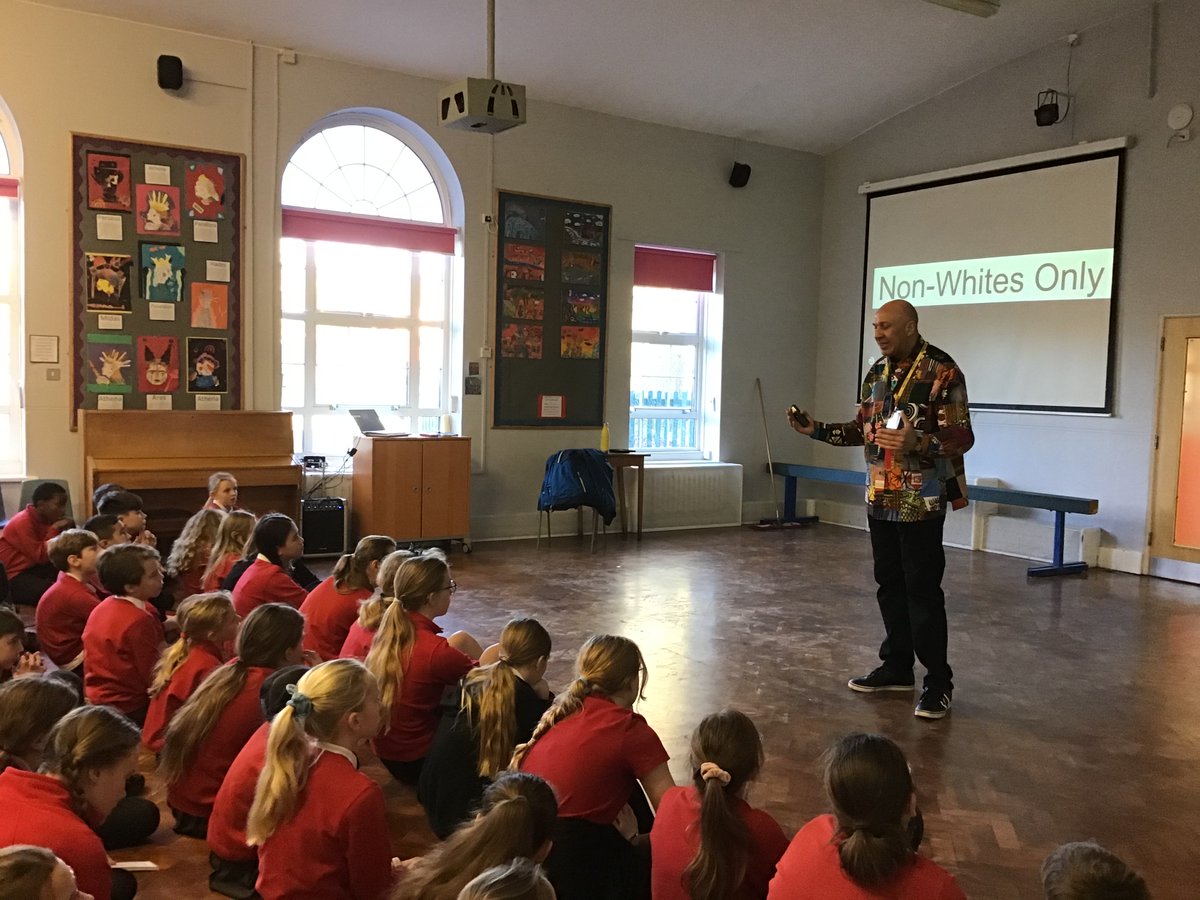 On Friday, Year 6 were very excited about meeting Chris Lubbe after learning everything there is to know about Nelson Mandela. Chris had some incredible stories of his experience of growing up through the apartheid, and some inspirational messages handed down from Nelson himself.