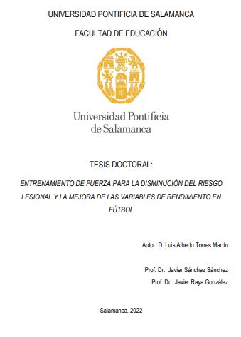 LuisTorresPF's tweet image. Después de un tiempo fuera, comparto con vosotros mi TESIS DOCTORAL:

"ENTRENAMIENTO DE FUERZA PARA LA DISMINUCIÓN DEL RIESGO
LESIONAL Y LA MEJORA DE LAS VARIABLES DE RENDIMIENTO EN
FÚTBOL"🤯

¿Qué hacer?
1. Sígueme y menciona a un amigo✅
2. 🔁♥️
3. Pon tu email ✉️

*Envío 5/02