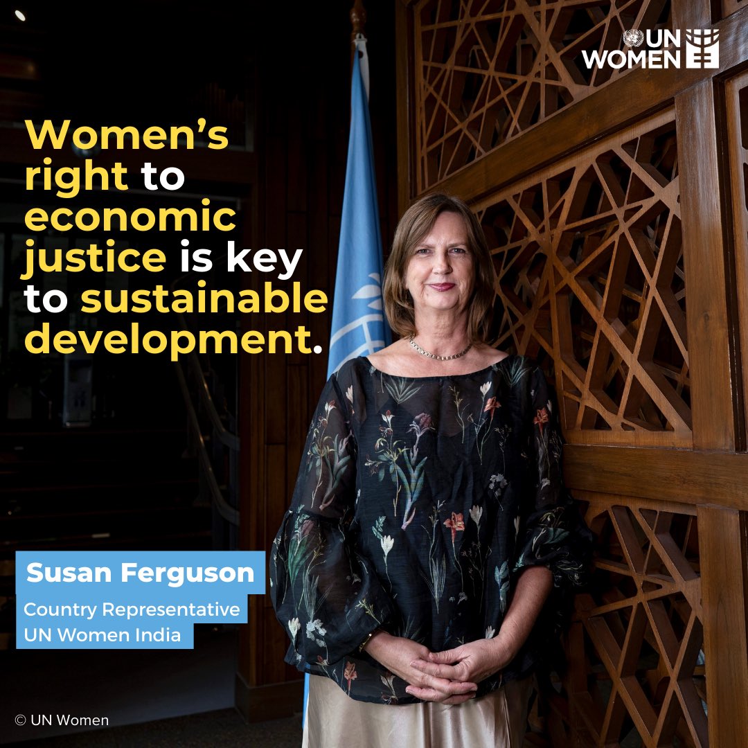 Susan Ferguson (@fergusonunwomen) on Twitter photo “Globally, women spend two to ten times more time on unpaid care work than men. In India, the problem also exists owing to cultural and societal norms that expect women to prioritise their caregiving role over career aspirations.”
Susan Ferguson at <a href="/JaipurLitFest/">jaipurlitfest</a> “Globally, women spend two to ten times more time on unpaid care work than men. In India, the problem also exists owing to cultural and societal norms that expect women to prioritise their caregiving role over career aspirations.”
Susan Ferguson at <a href="/JaipurLitFest/">jaipurlitfest</a>