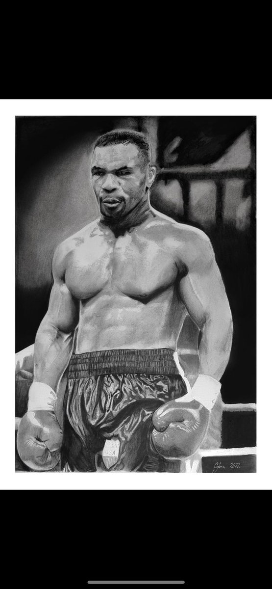 modatracks's tweet photo. @MikeTyson Mike your by far the greatest boxer I’ve seen in my life time. I got my talented friend to draw this picture of you. I’m gonna hang it in my studio. Is there anyway you would sign it please 🙏🏻 https://t.co/ntZ6ljRZ4T