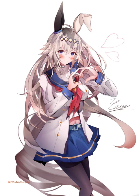 うさみみオグリキャップ縦サムネになったから加筆してあげ直します! #縦長サムネ復活祭  #ウマ娘  #ウマ娘プリティダービー 